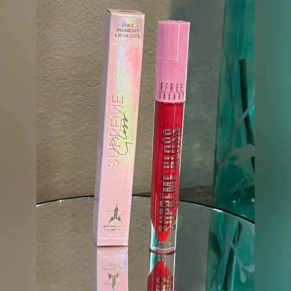 Jeffree Star Supreme Lip Gloss in Red Affair, NEW!